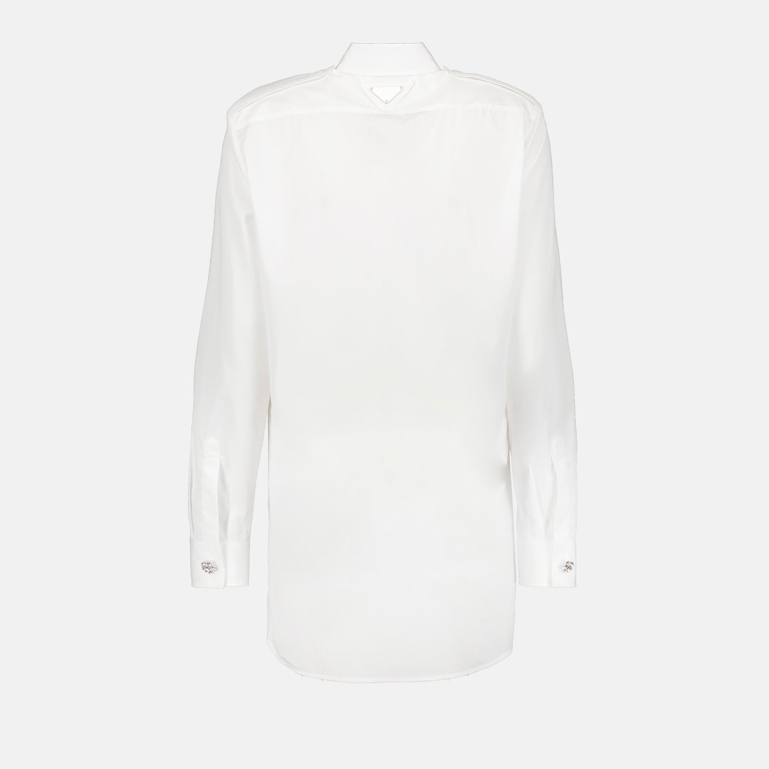 Chemises Chemise à boutons bijoux Prada Blanc Femme