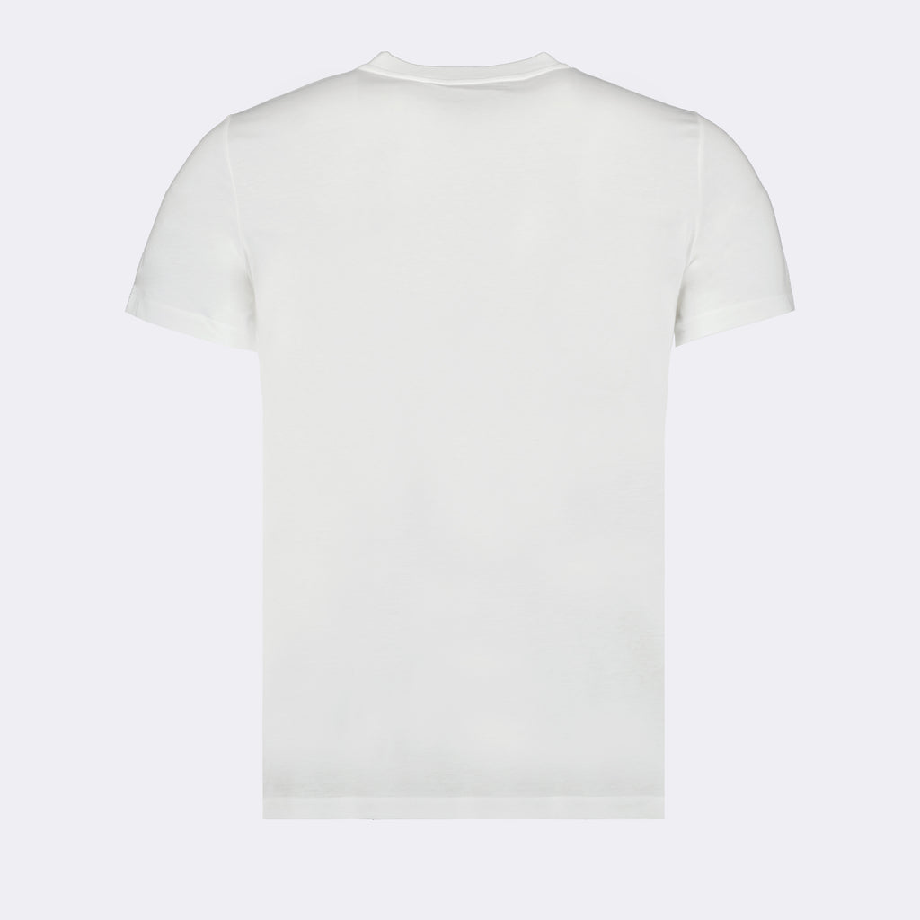 T-shirt T-shirt à logo strass Prada Bianco Femme