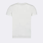 T-shirt T-shirt à logo strass Prada Bianco Femme
