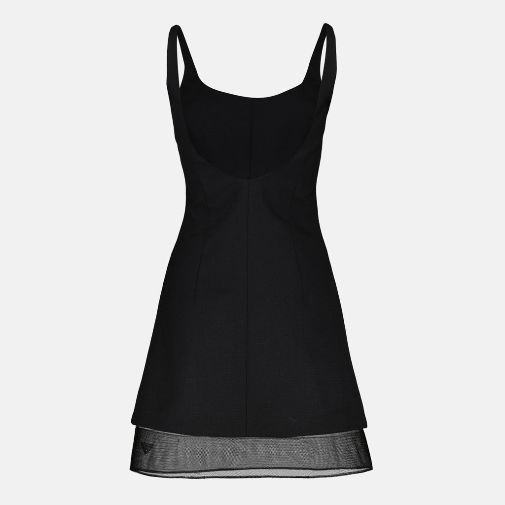 Abiti Abito Corto Prada Nero Femme
