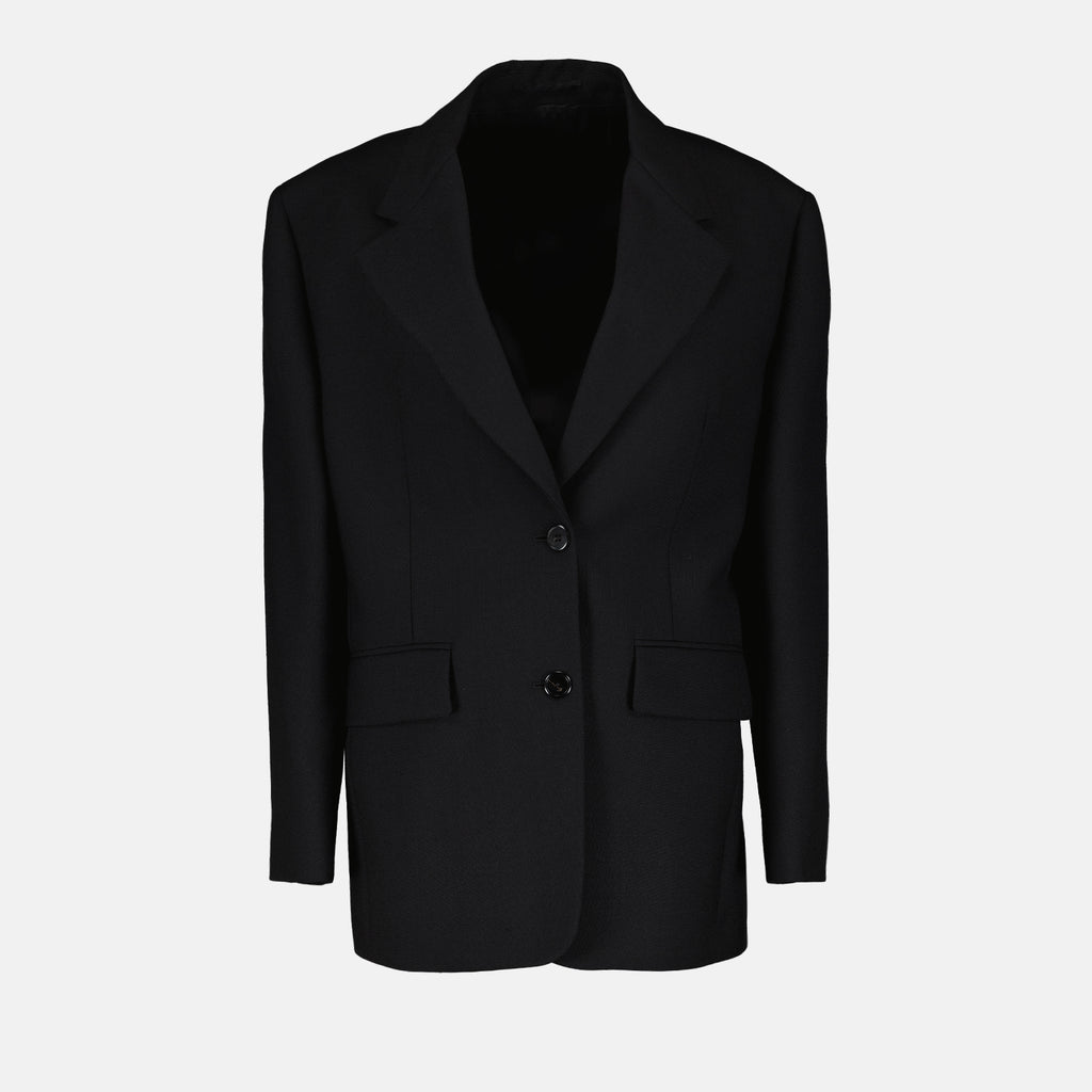 Jackets Blazer Jacket Prada Black Femme