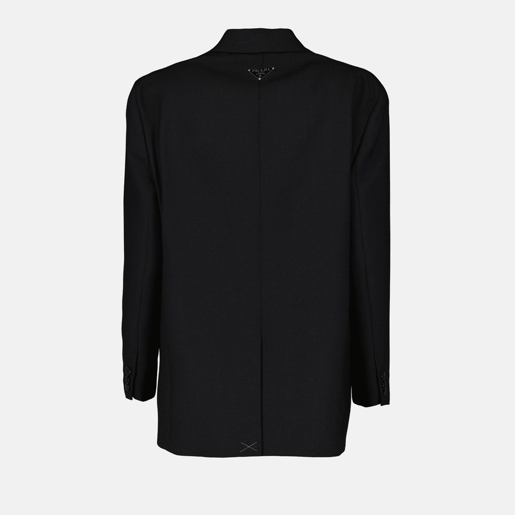 Jackets Blazer Jacket Prada Black Femme