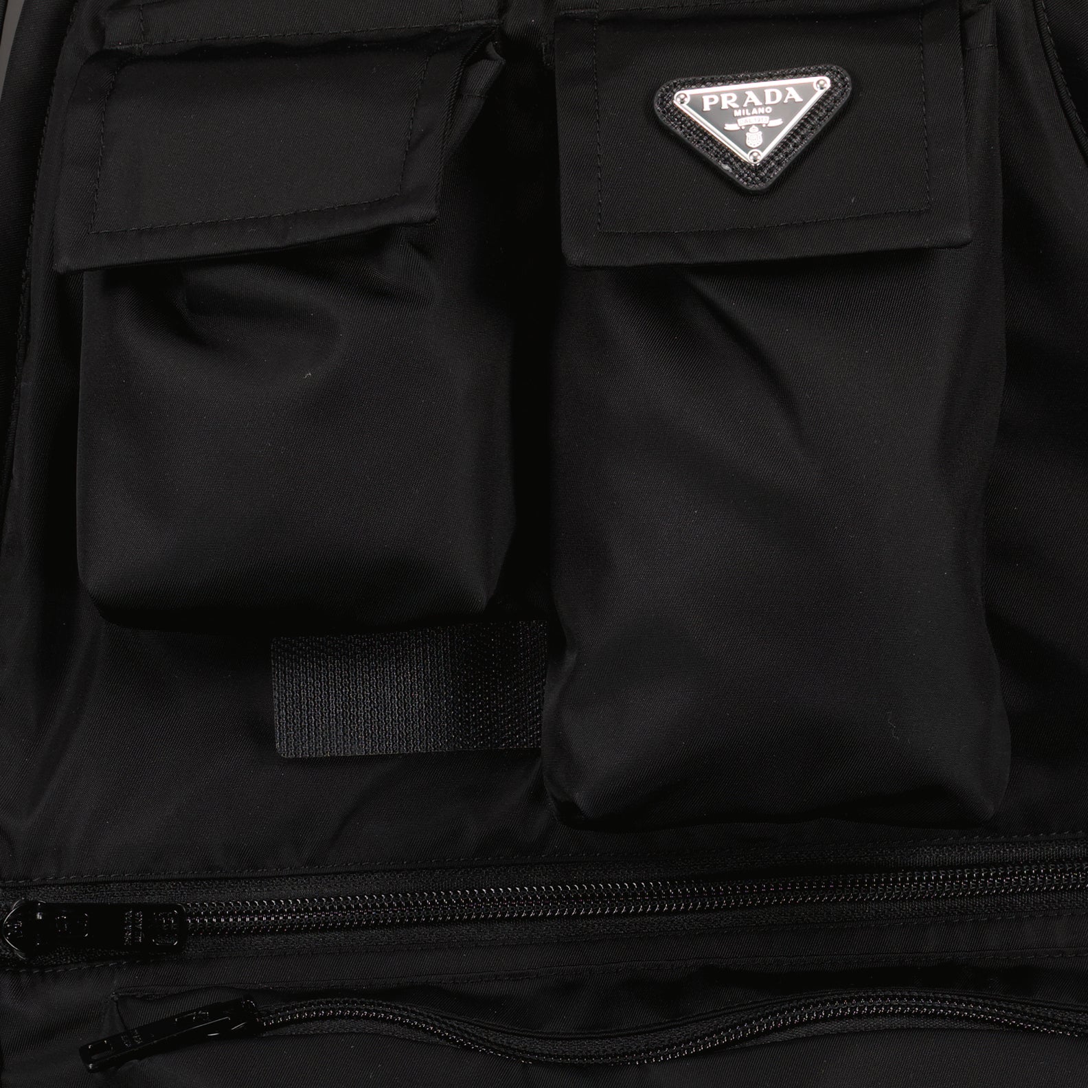 Giacche Veste Cargo sans manches Prada Nero Homme
