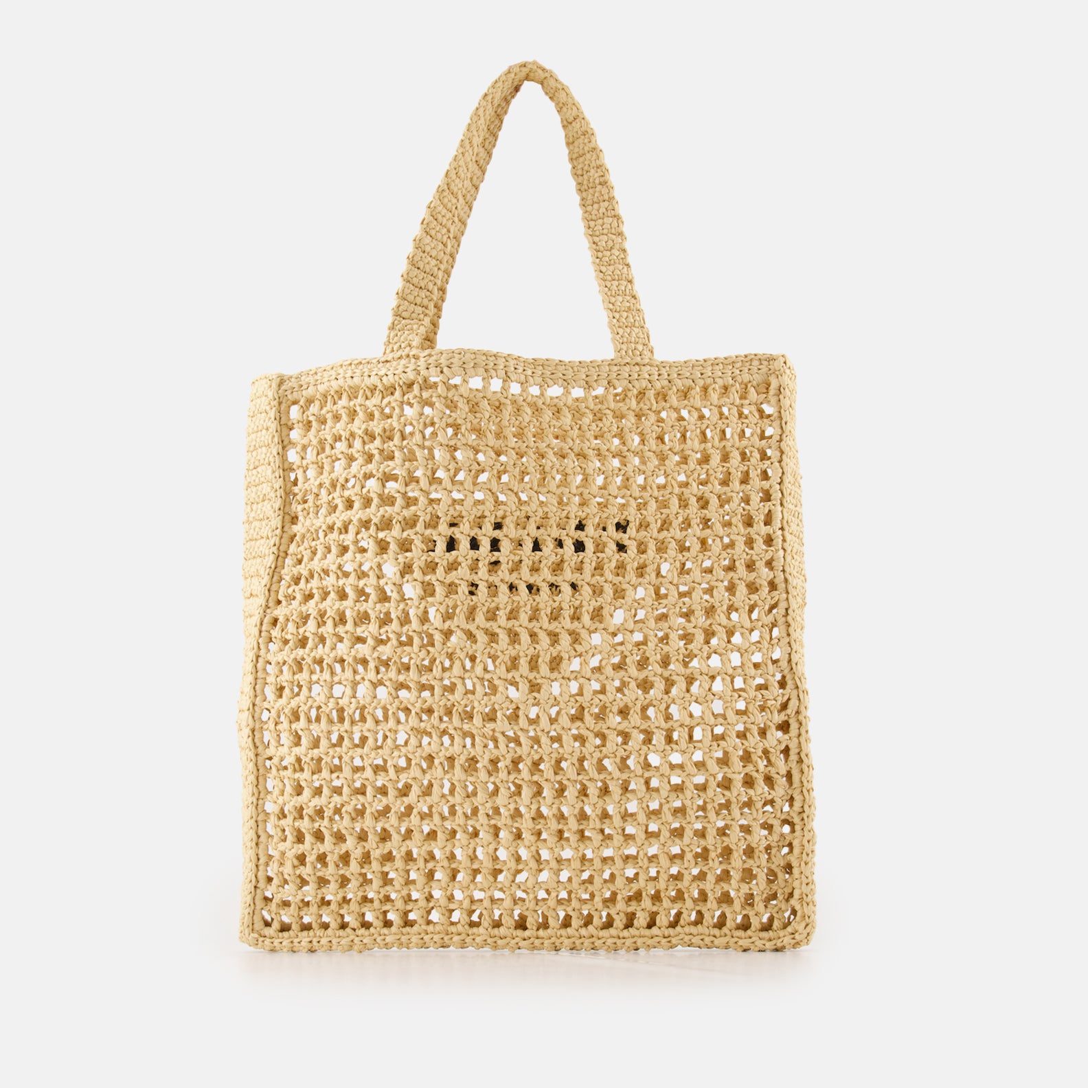 Sacs cabas Sac en crochet Prada Beige Femme