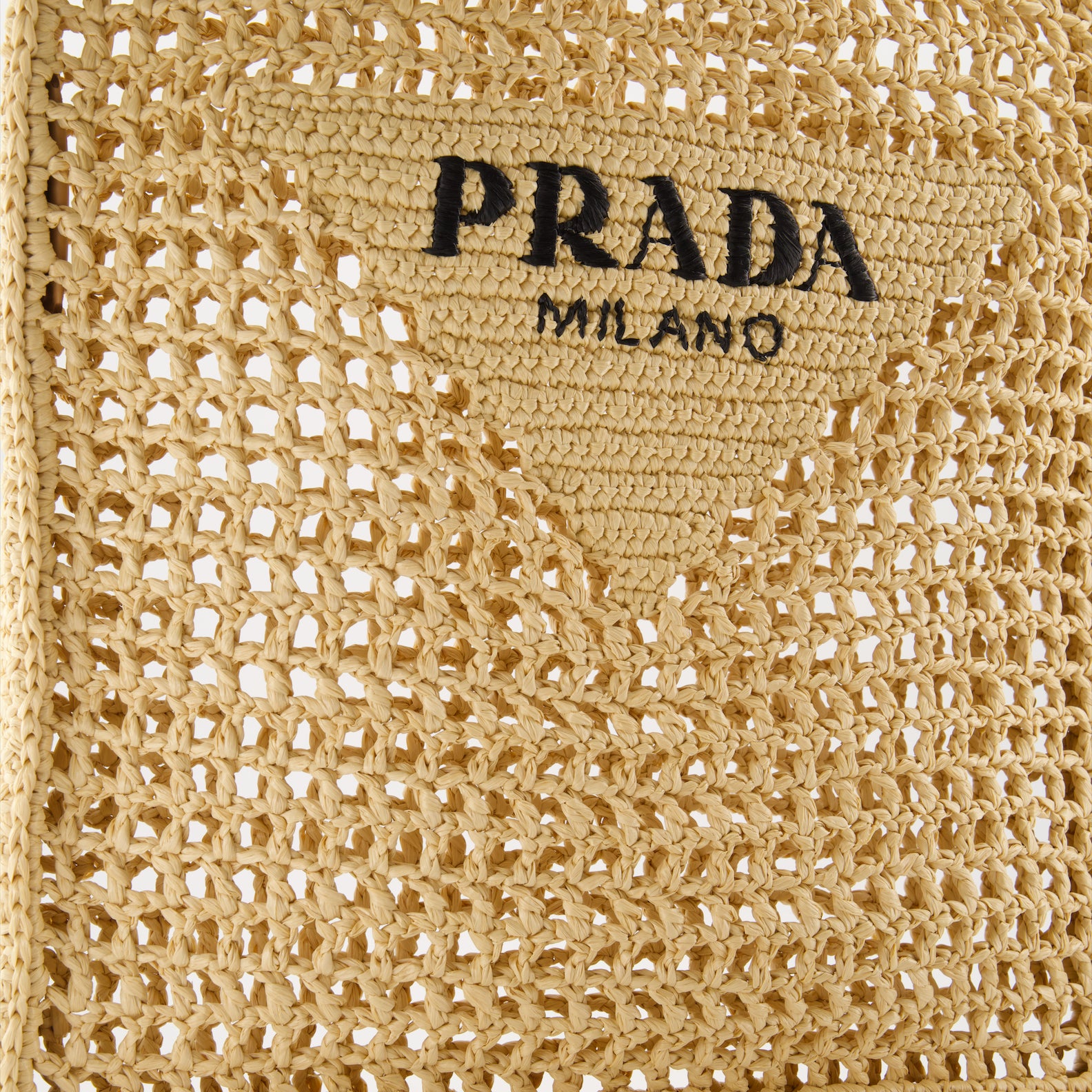 Sacs cabas Sac en crochet Prada Beige Femme
