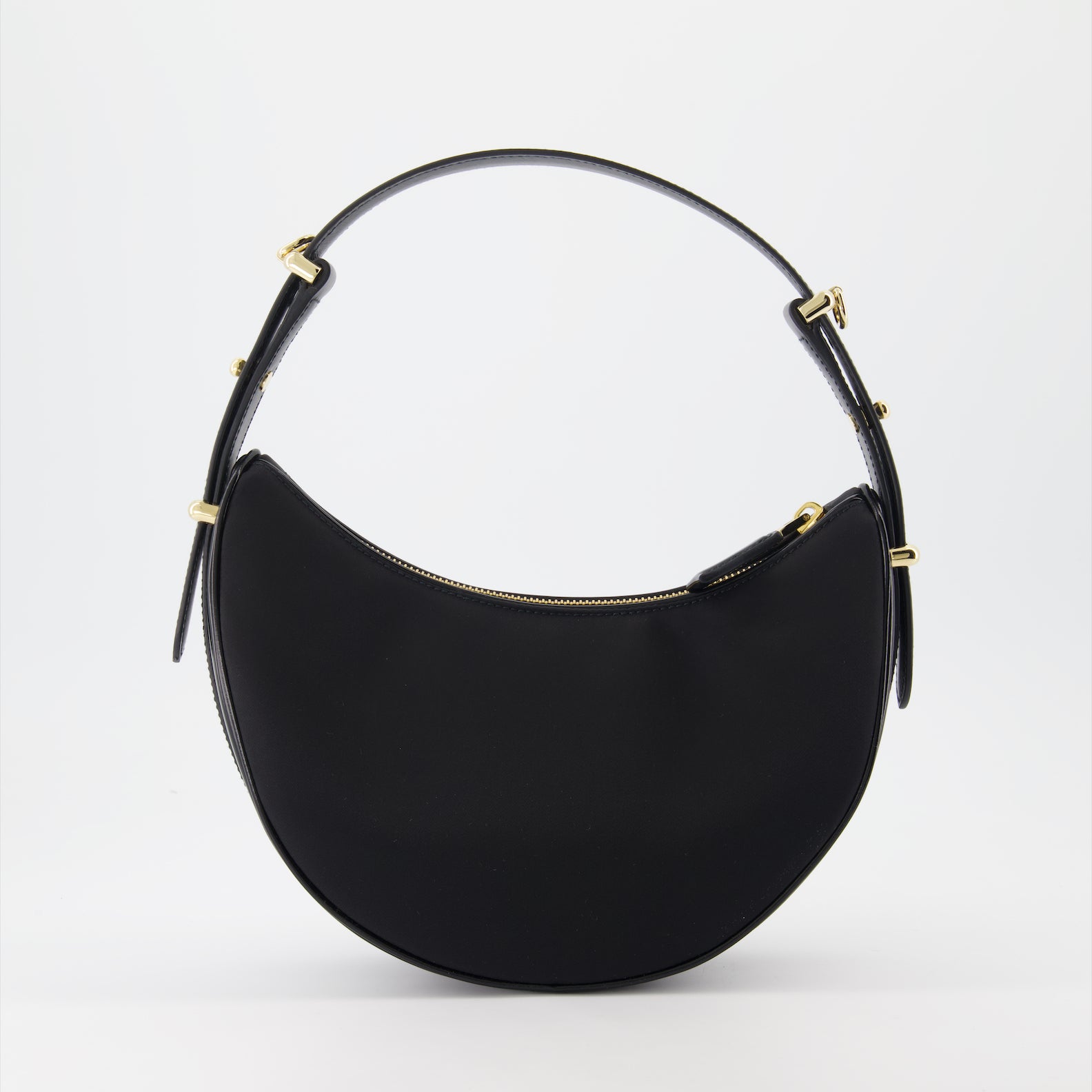 핸드백 및 숄더백 Sac Arqué en Re-Nylon et cuir brossé Prada 검은색 Femme