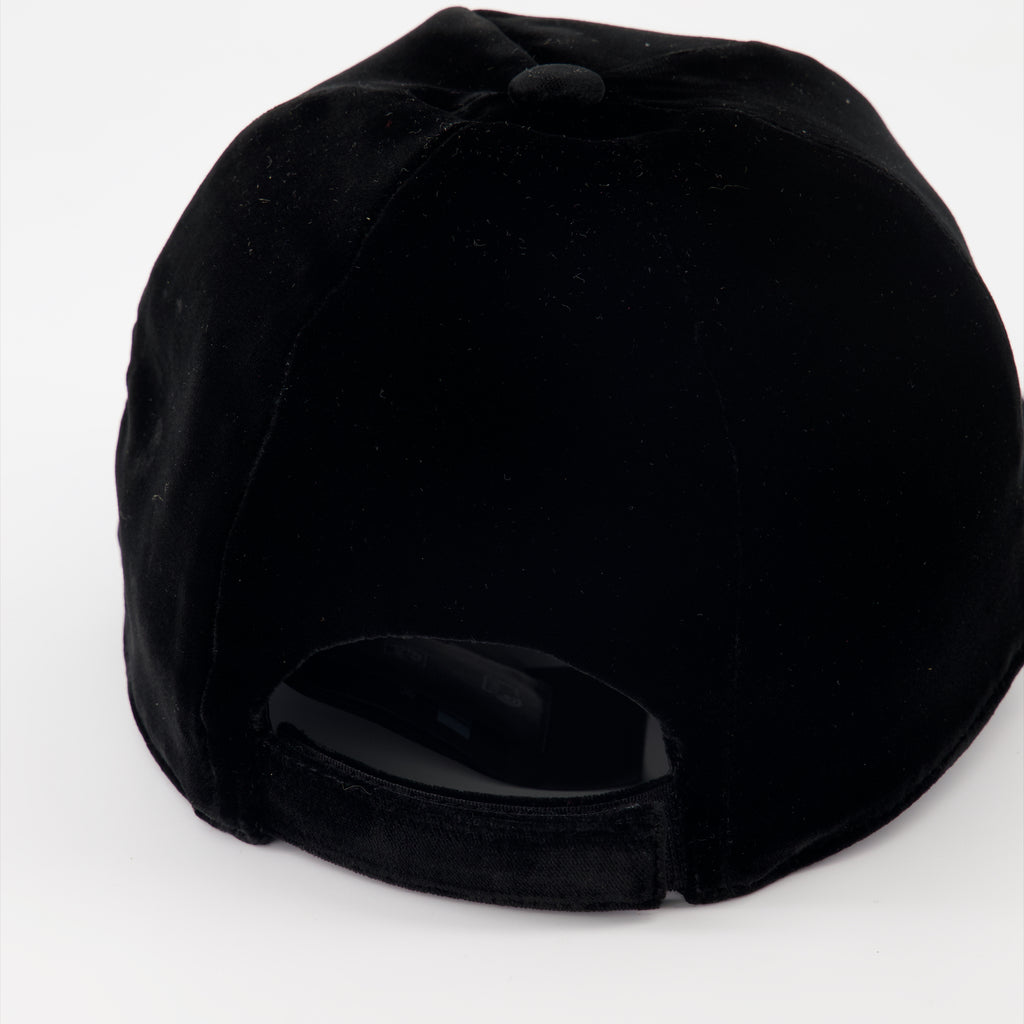 Chapeaux, casquettes et bonnets Casquette en velours Prada Noir Femme