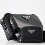 Borse a tracolla Sac bandoulière en Re-Nylon Prada Nero Homme
