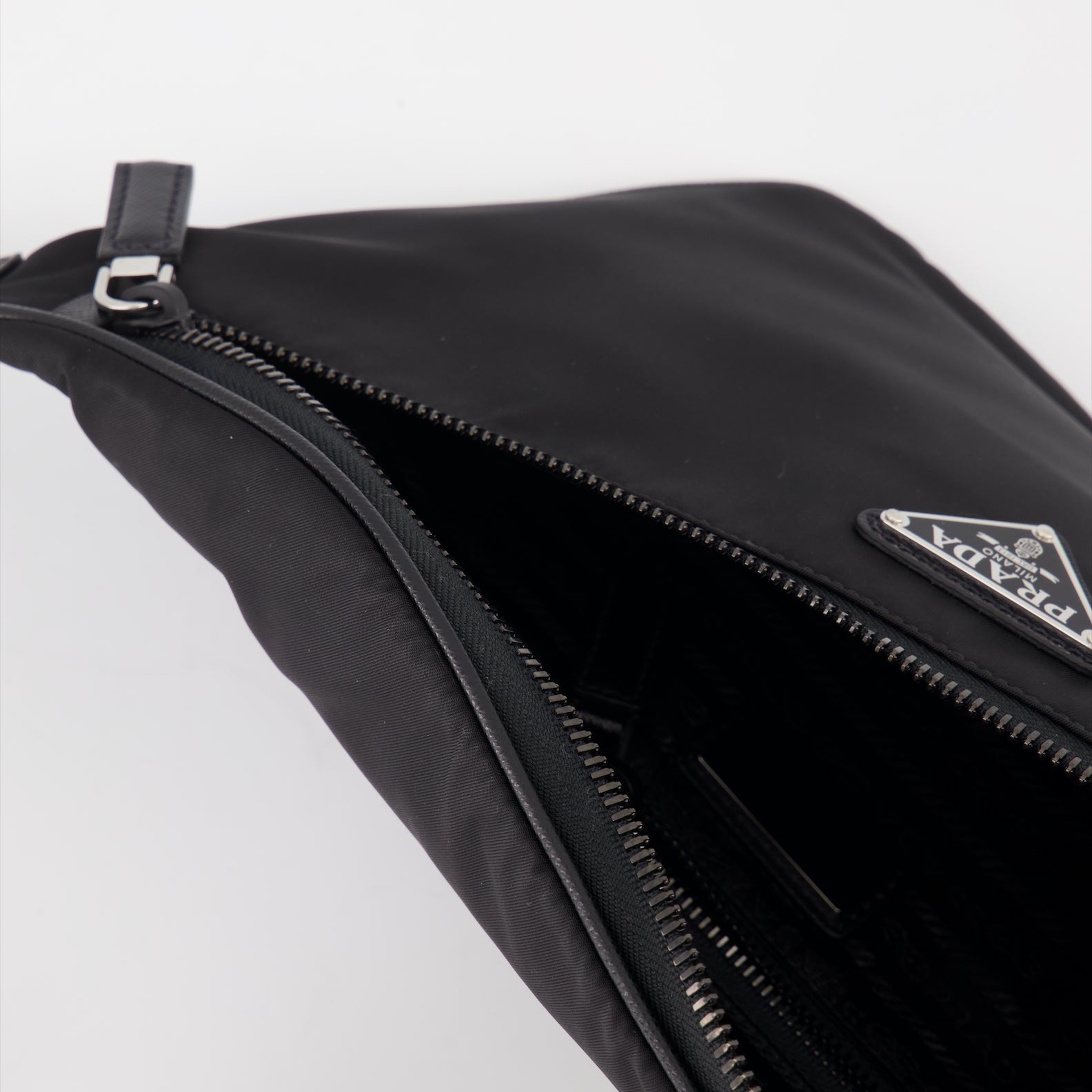 Bolsas de cinto Saco Cintura Re-Nylon Prada Preto Homme