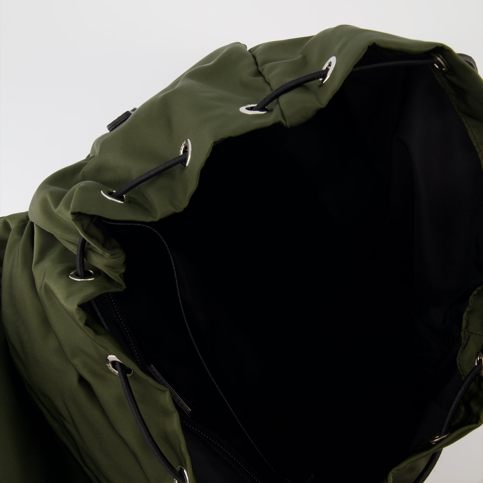 Zaini Sac à dos Re-Nylon et cuir Saffiano Prada Verde Homme