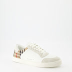 Sneaker Gekachelte Sneakers Burberry Weiß Homme