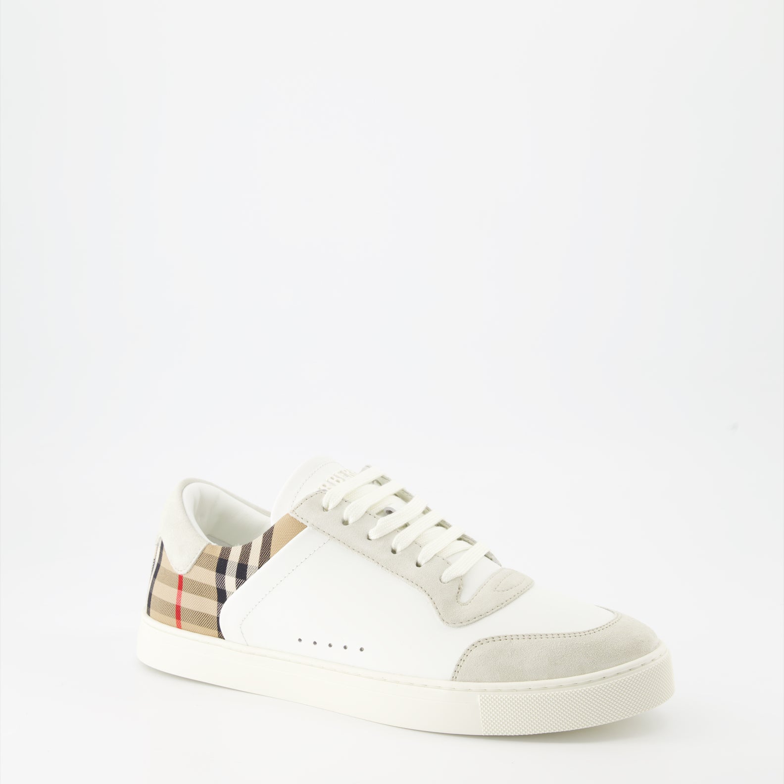 Sneaker Gekachelte Sneakers Burberry Weiß Homme