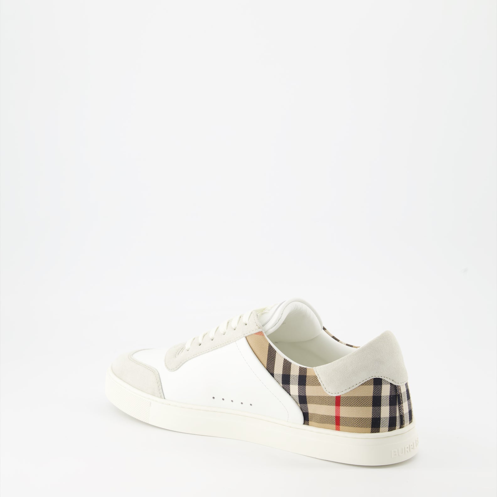 Sneaker Gekachelte Sneakers Burberry Weiß Homme