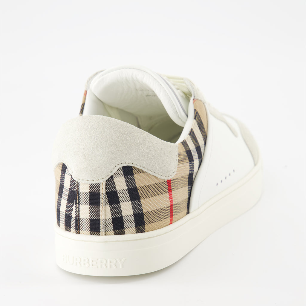 Sneaker Gekachelte Sneakers Burberry Weiß Homme