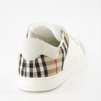 Sneaker Gekachelte Sneakers Burberry Weiß Homme