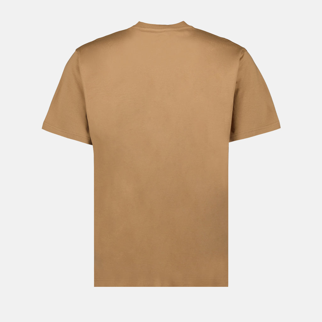 T-shirt T-Shirt con Logo Burberry Marrone Homme