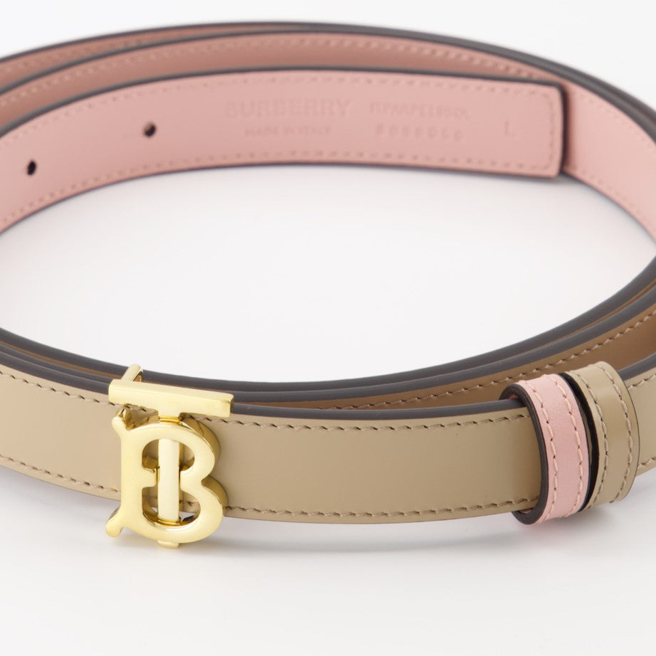 Cintos Ceinture TB réversible Burberry Bege Femme