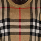 T-shirts T-shirt à carreaux Burberry Marron Homme