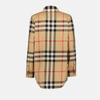 Chemises Chemise à carreaux Burberry Beige Femme