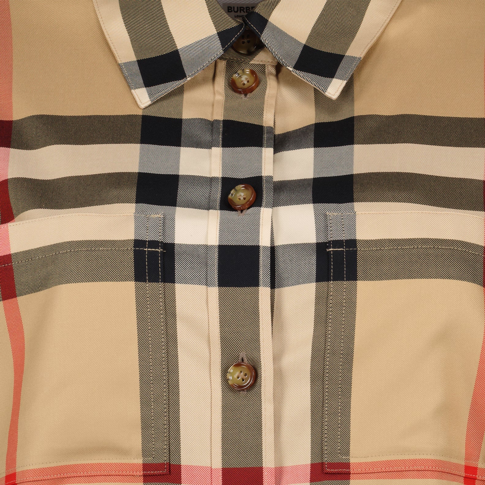 Camisas Camisa às Riscas Burberry Bege Femme