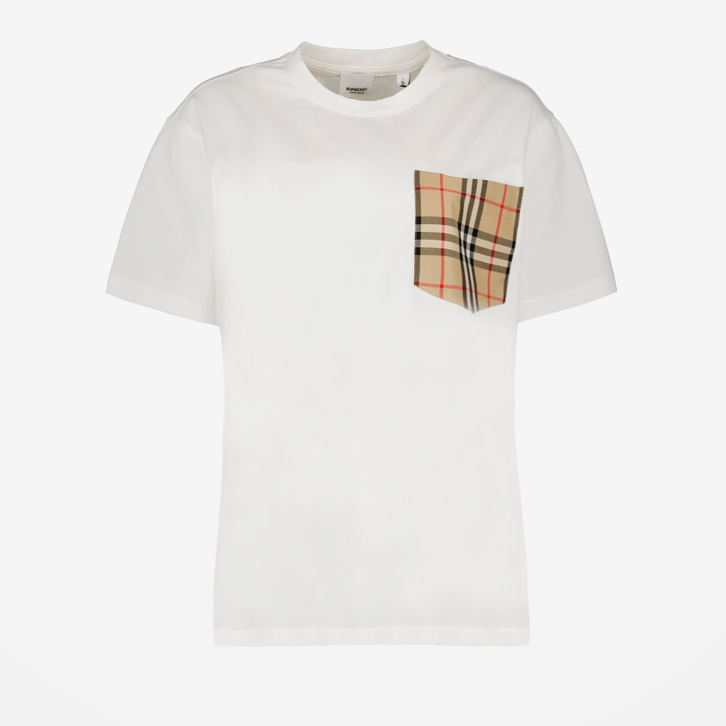 T-shirts T-shirt Carrick Burberry Blanc Femme