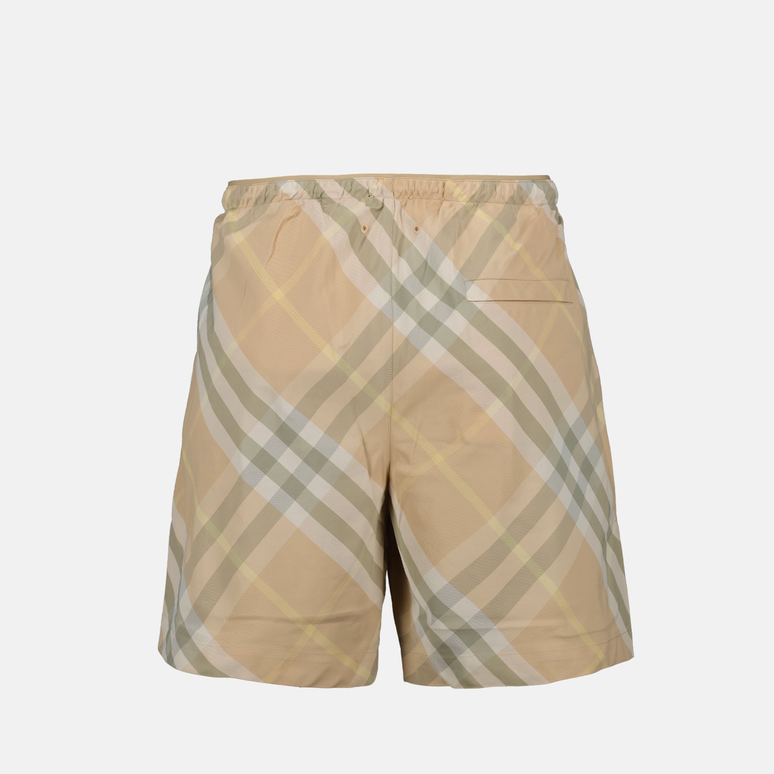 비치웨어 Short de bain à carreaux Burberry 베이지 Homme