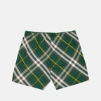 Strandmode Short de bain à carreaux Burberry Grün Homme