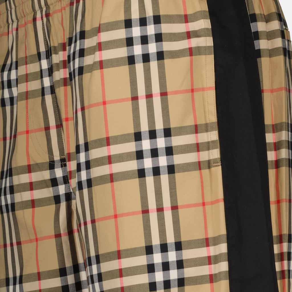Hosen Pantalon Louane à carreaux Burberry Beige Femme