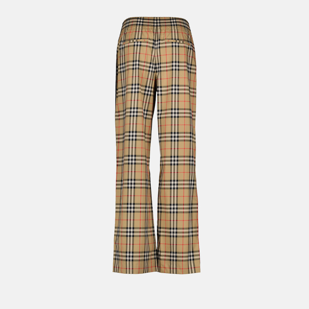 Hosen Pantalon Louane à carreaux Burberry Beige Femme