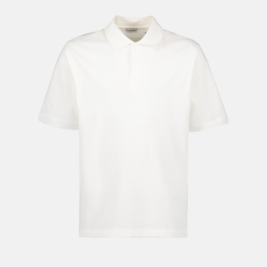 Polos Polo classique Burberry Blanco Homme