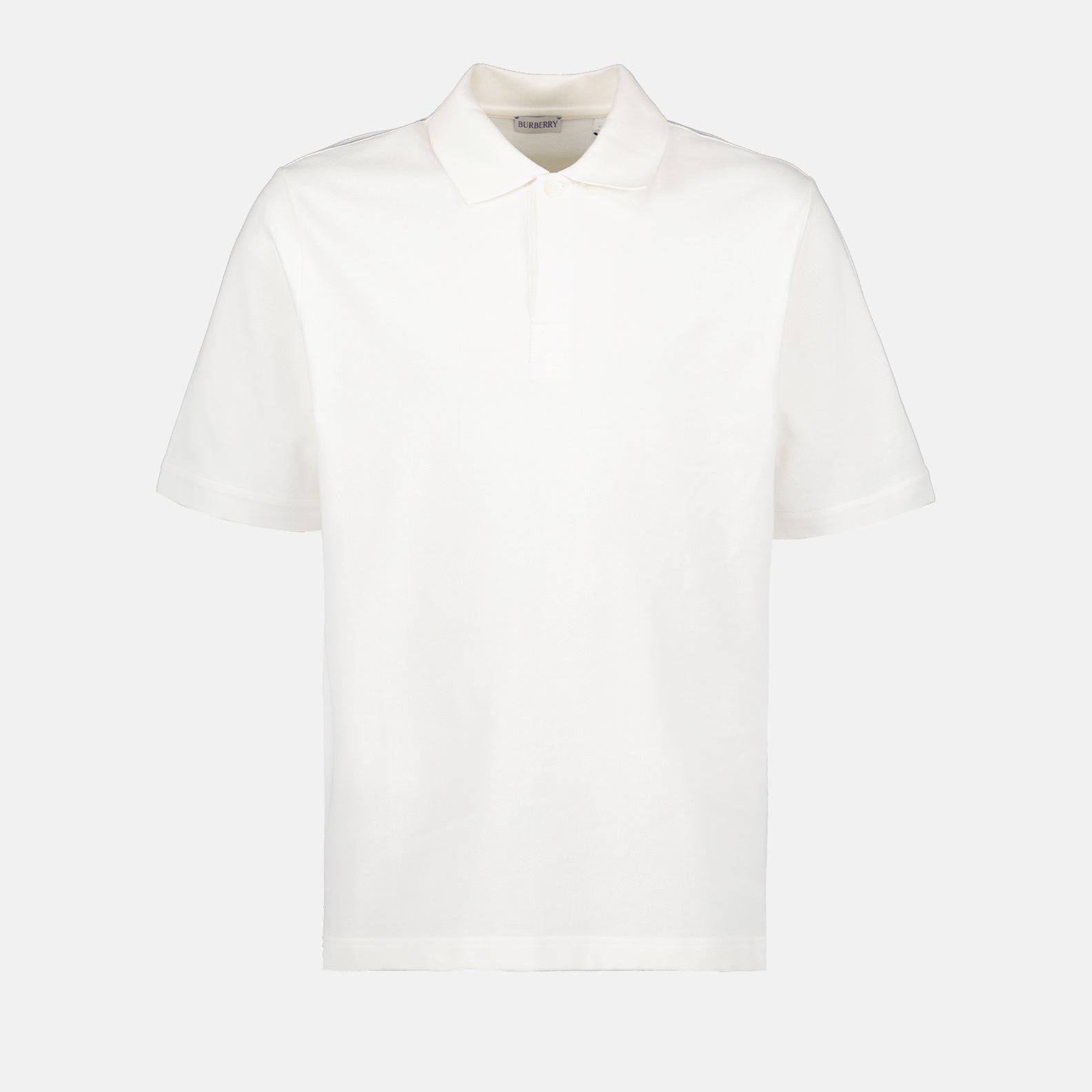 Polos Polo classique Burberry Blanco Homme