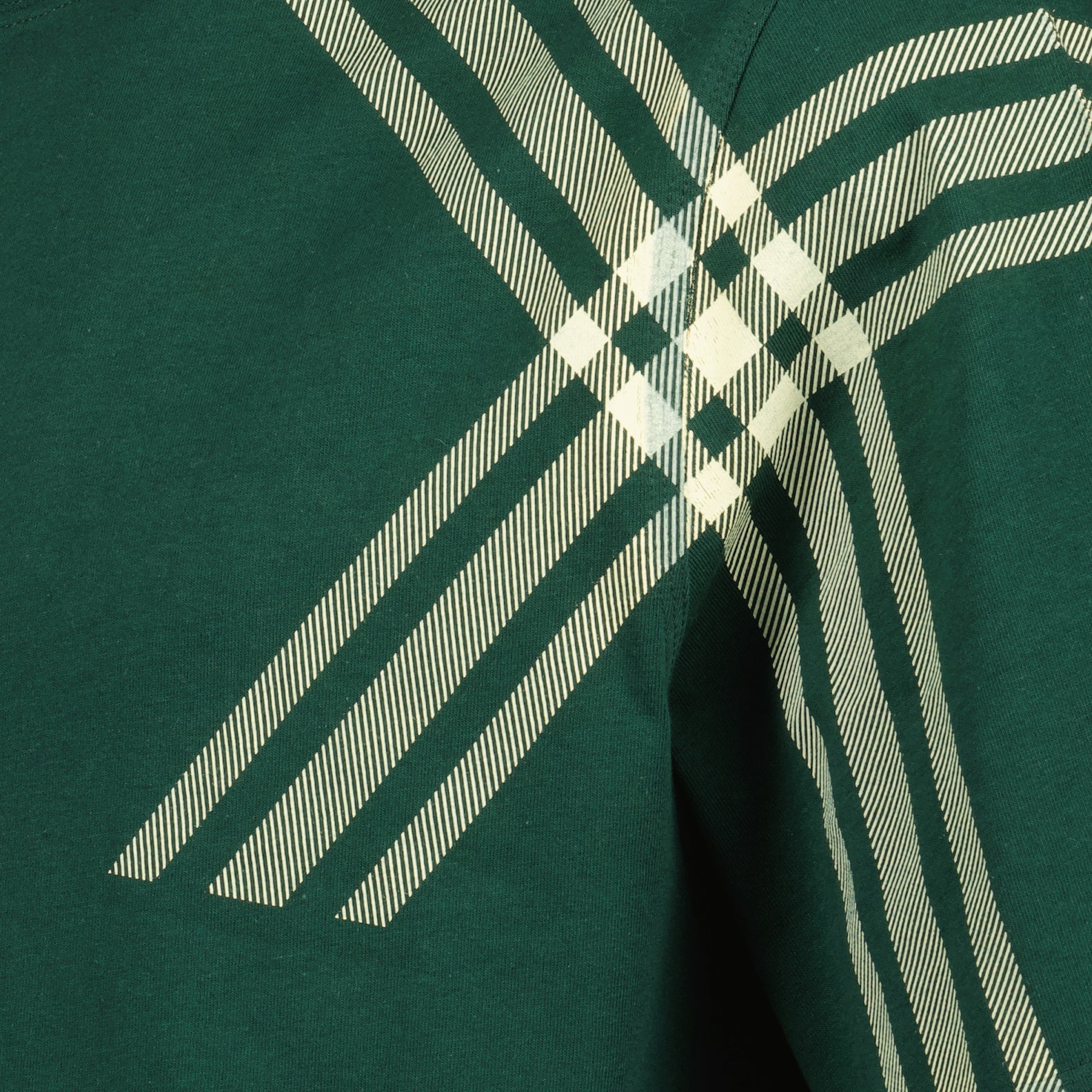 T-shirt T-shirt graphique Burberry Verde Homme