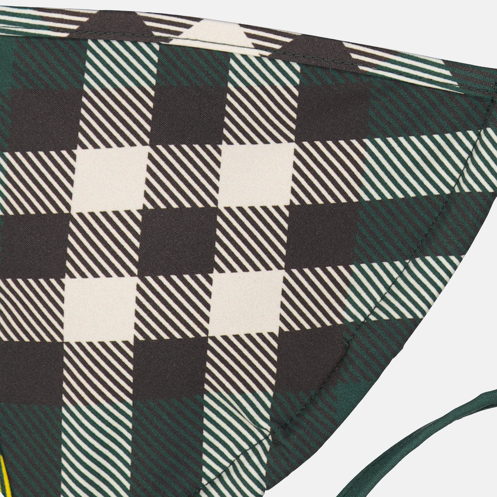 Beachwear Haut de bikini à carreaux Burberry Vert Femme