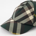 Chapeaux, casquettes et bonnets Casquette à carreaux Burberry Vert Unisexe
