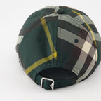 Chapeaux, casquettes et bonnets Casquette à carreaux Burberry Vert Unisexe