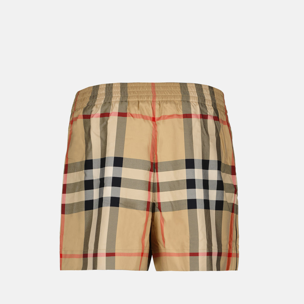 Shorts Short à carreaux Burberry Beige Femme