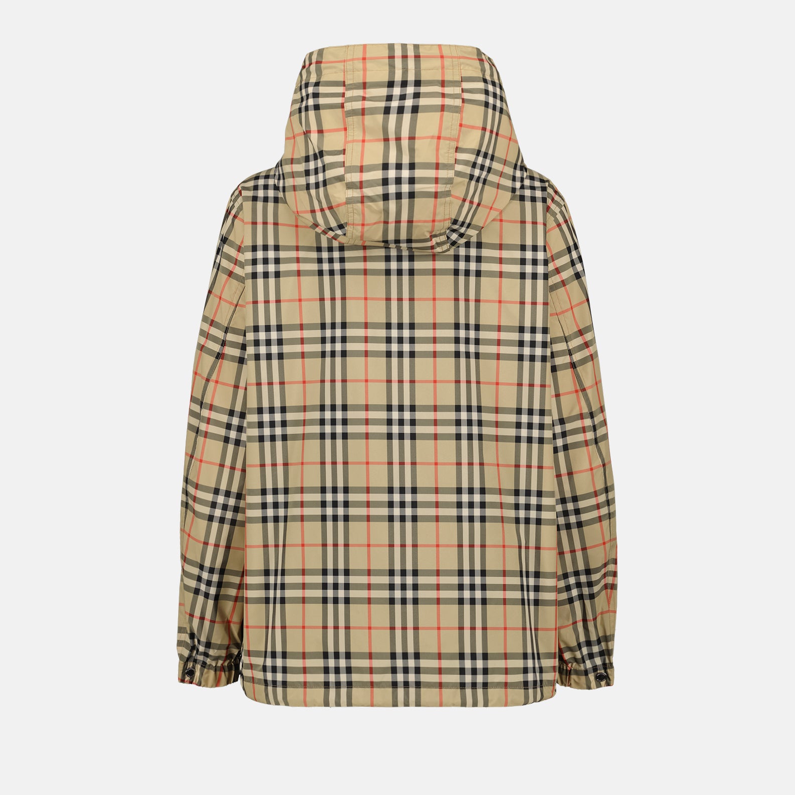 Jaquetas Parka de Xadrez Burberry Bege Femme