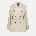 Manteaux Trench-coat court Burberry Beige Femme