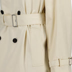 Manteaux Trench-coat court Burberry Beige Femme