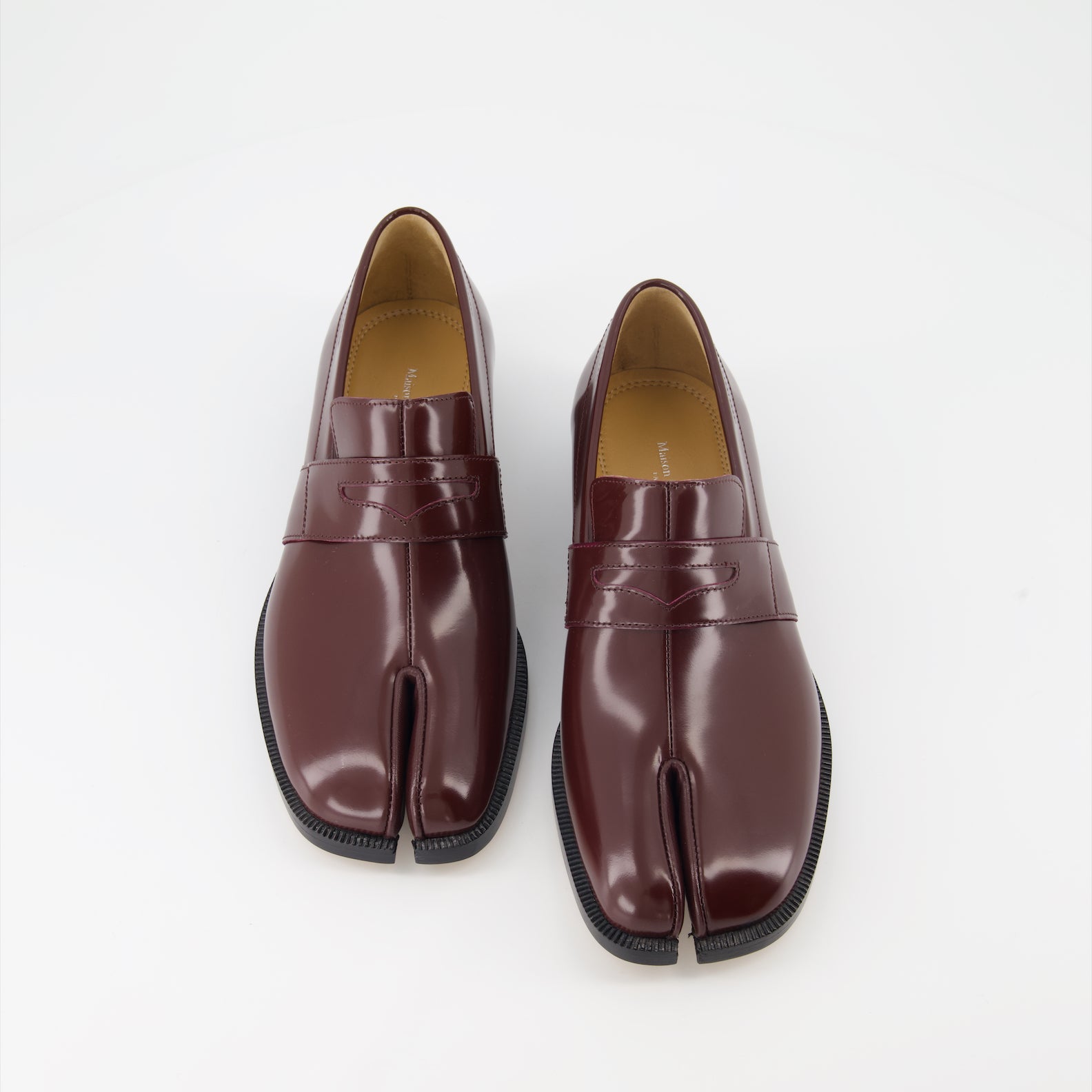 Mocassins Mocassins Tabi Maison Margiela Bordeaux Femme