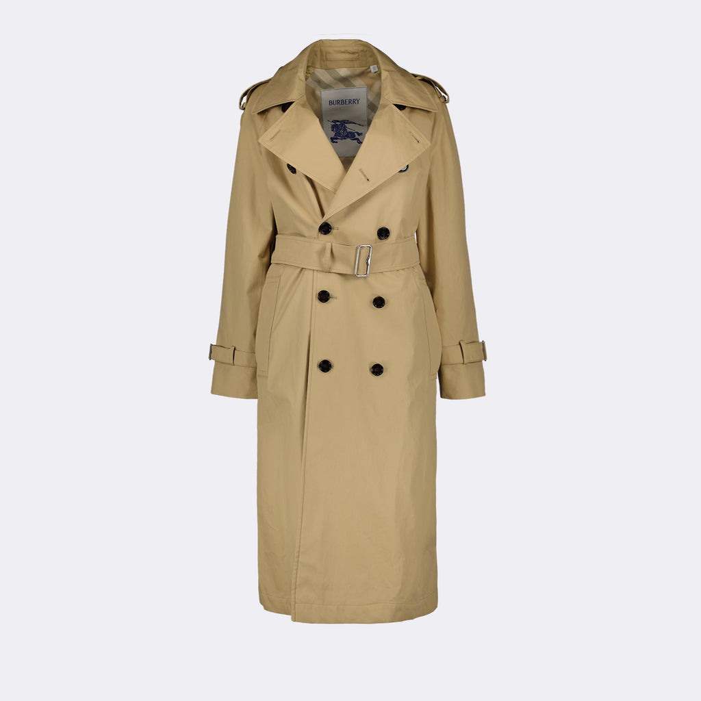 Casacos Casaco Trench Longo Burberry Bege Femme