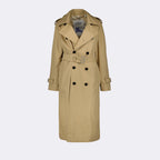 Casacos Casaco Trench Longo Burberry Bege Femme