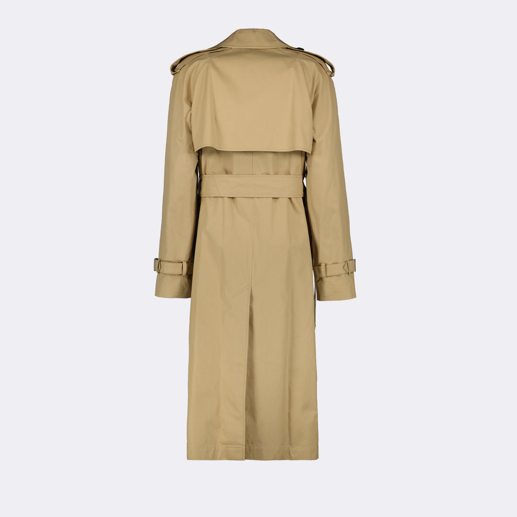 Casacos Casaco Trench Longo Burberry Bege Femme