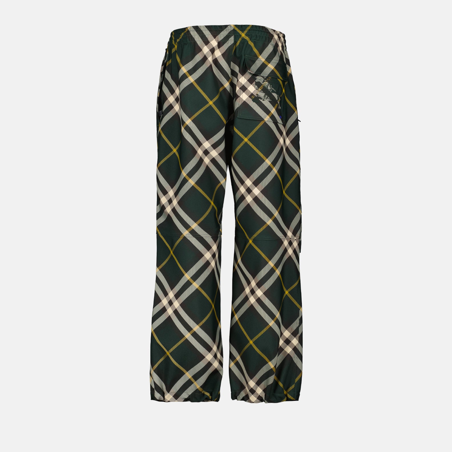 Pants Checked Pants Burberry Green Man