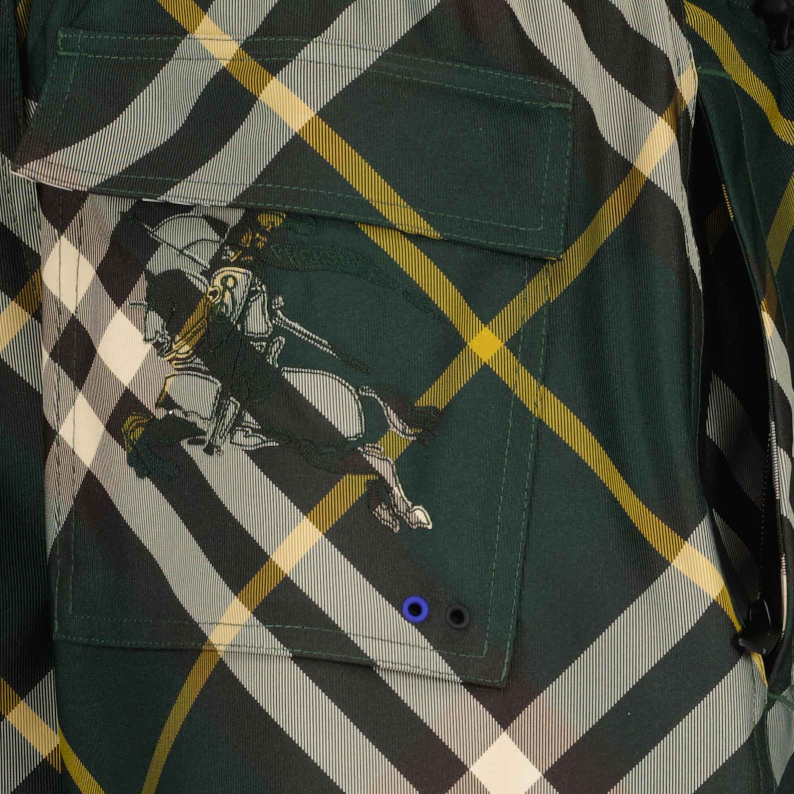 Pants Checked Pants Burberry Green Man