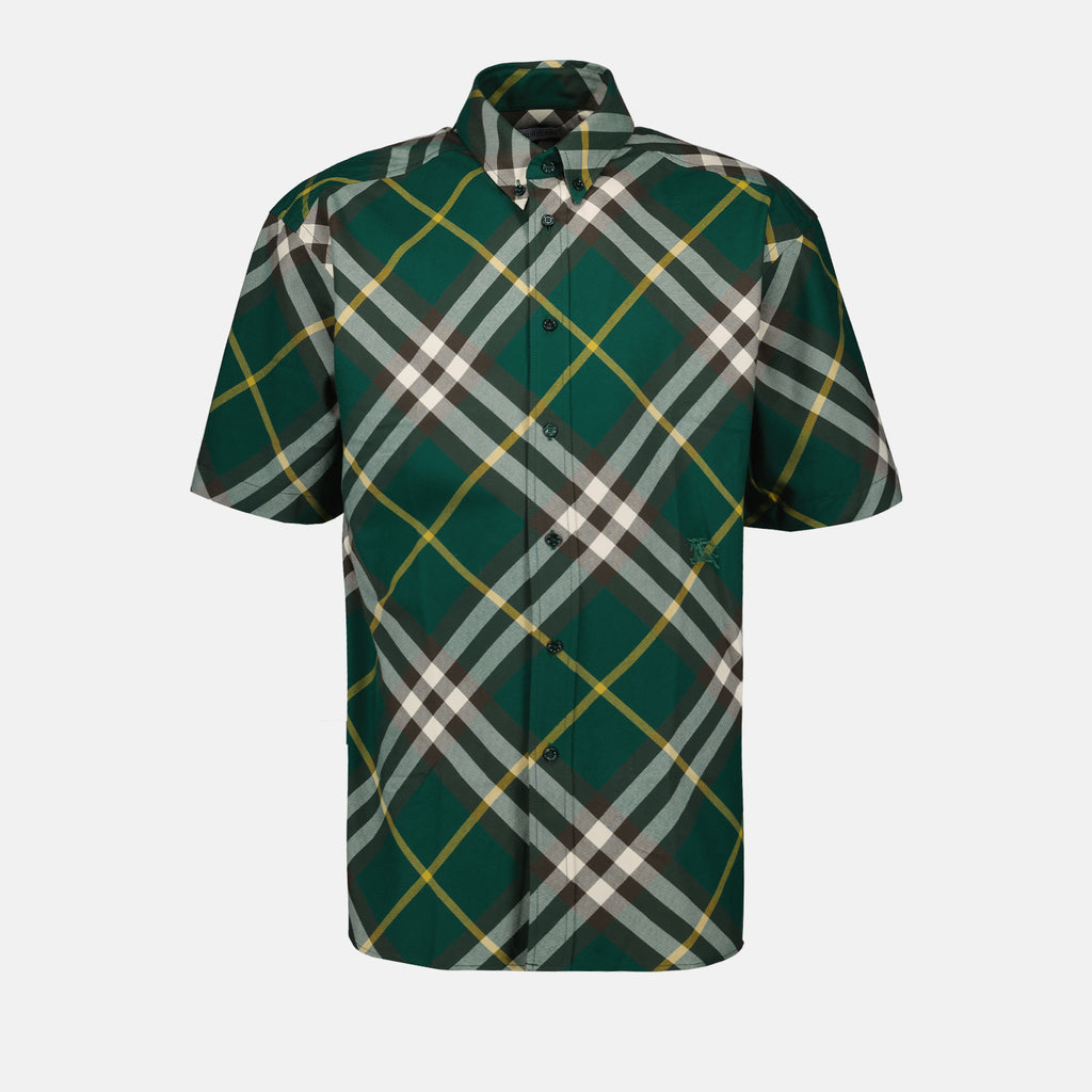 Shirts Plaid Shirt Burberry Green Man