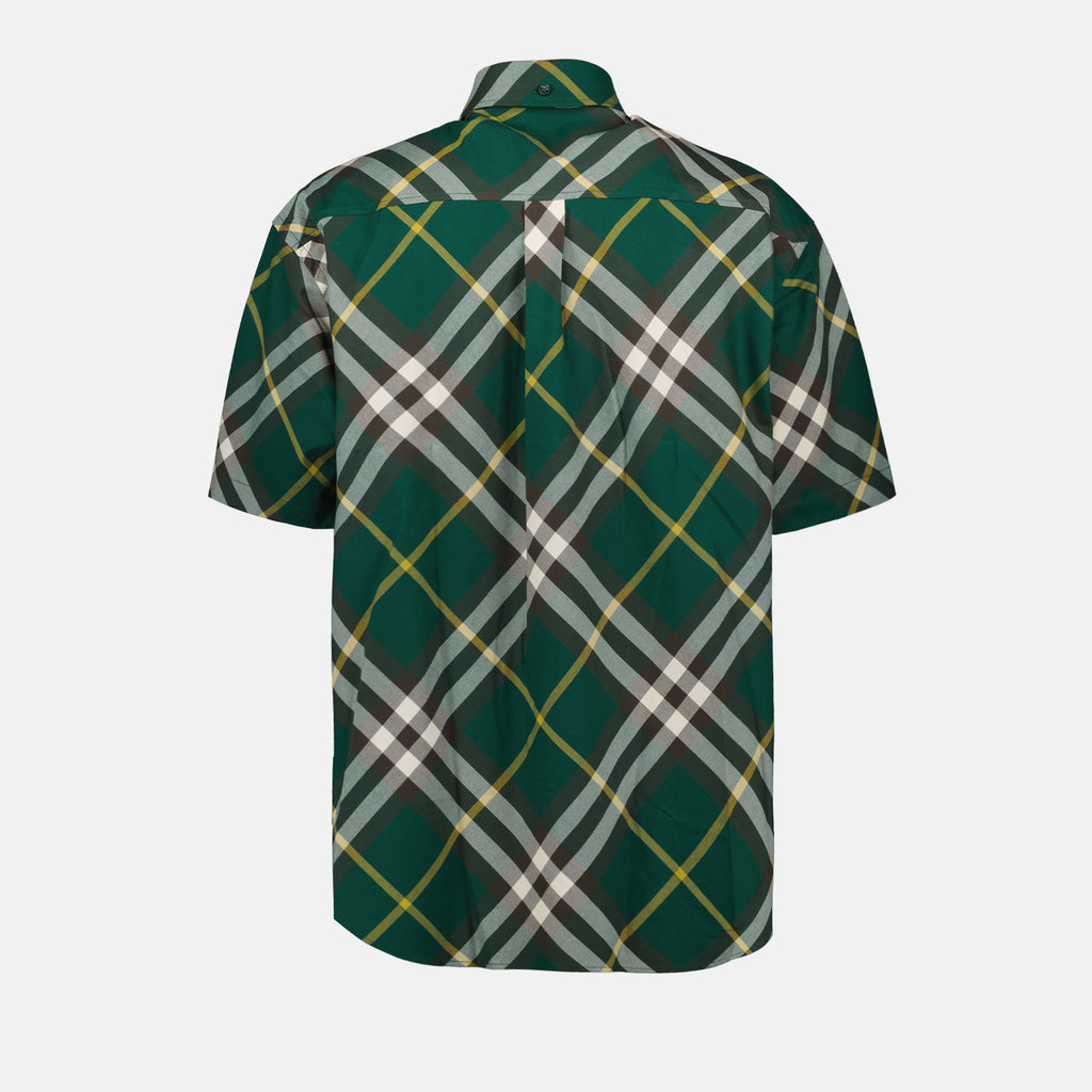 Shirts Plaid Shirt Burberry Green Man