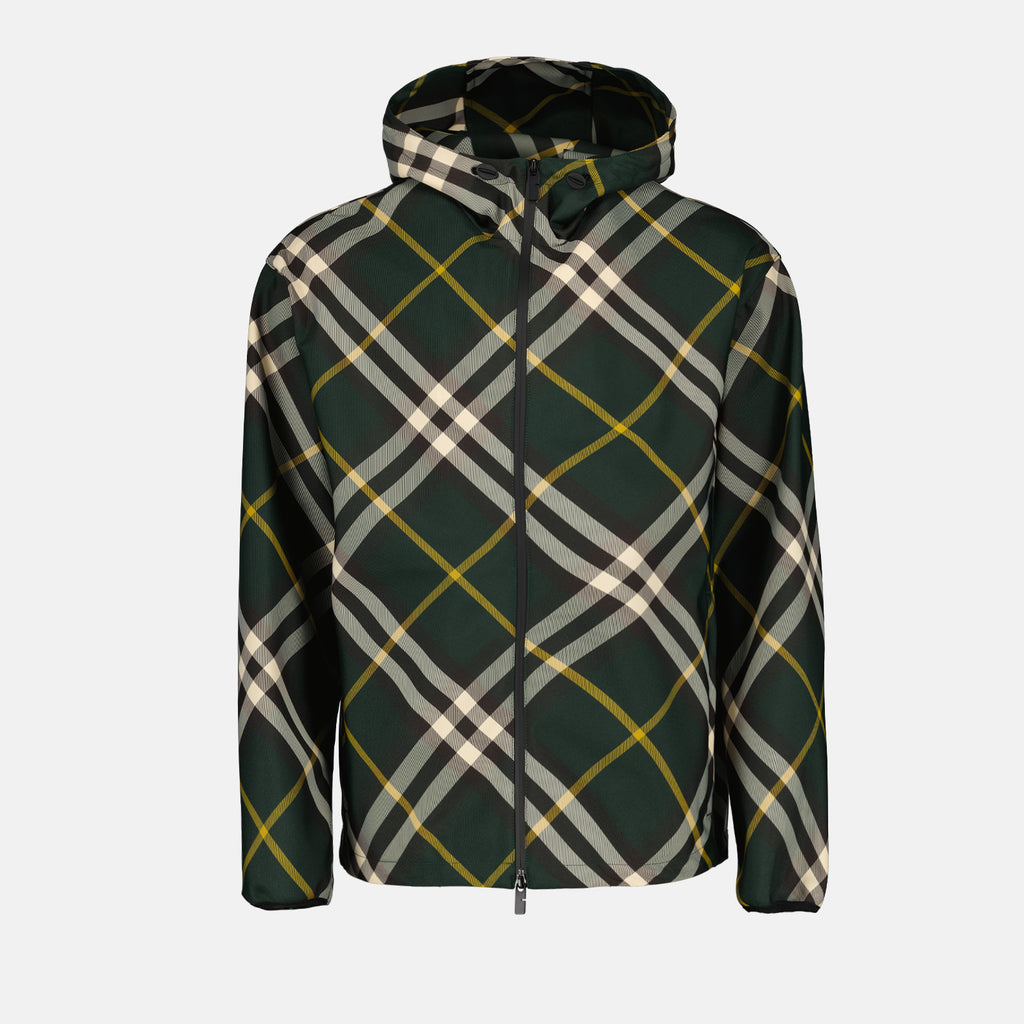 Jaquetas Corta-Vento Xadrez EKD Burberry Verde Homme
