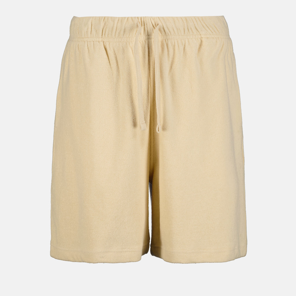 Shorts Calções de Algodão EKD Burberry Bege Homme