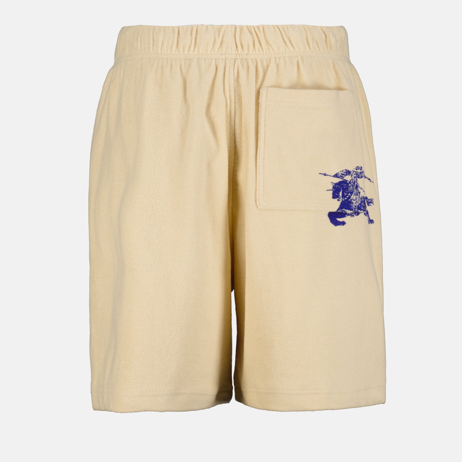 Shorts Calções de Algodão EKD Burberry Bege Homme